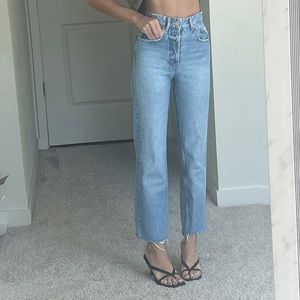 Zara straight jeans ankle length